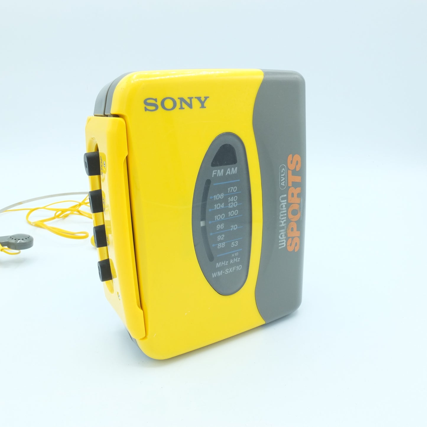 Sony Walkman WM-SXF10 Sports AM/FM Cassette Player ~ New Belts Reconditioned!