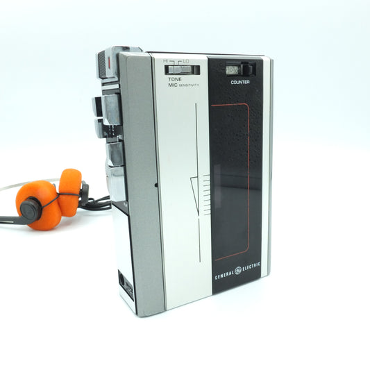 GE Walkman 3-5317B AM/FM Cassette Recorder ~ New Belts ~ Reconditioned!