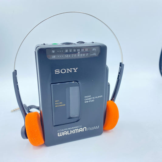 Sony Walkman WM-FX30 AM/FM Cassette Player ~ New Belts ~ Reconditioned!
