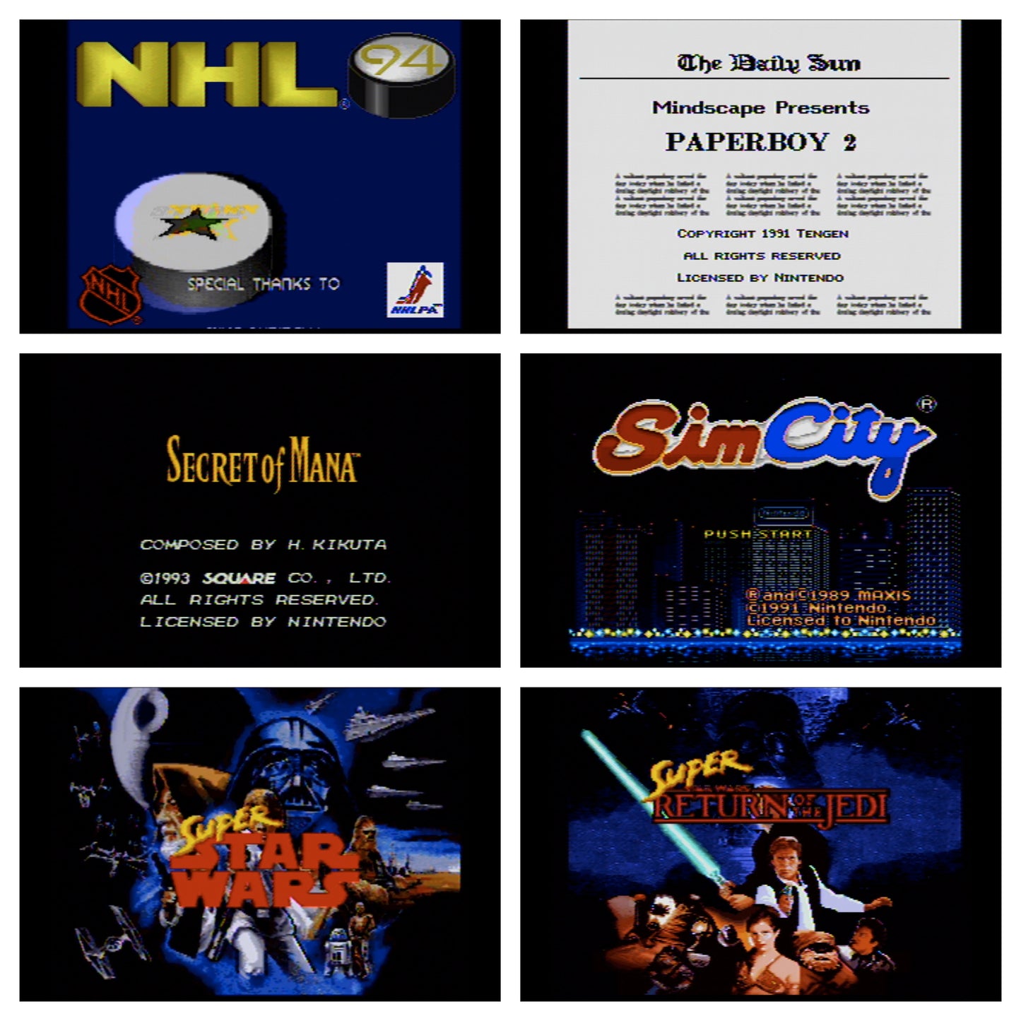 Super Nintendo SNES Complete with Games Controllers HDMI SNS-001 Mario Brothers